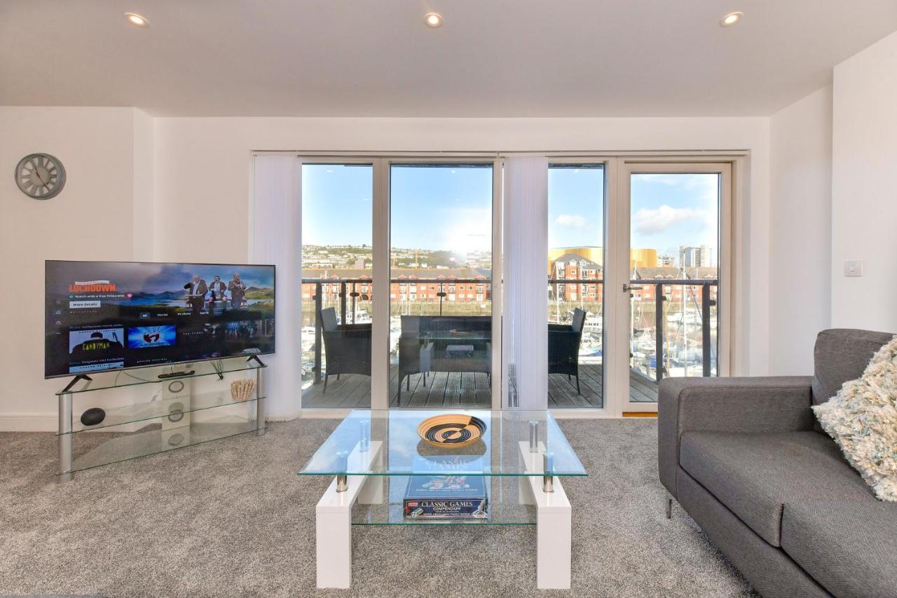 Just Stay Wales - Meridian Wharf, Marina View - 2 Bed Apartment Swansea Ngoại thất bức ảnh