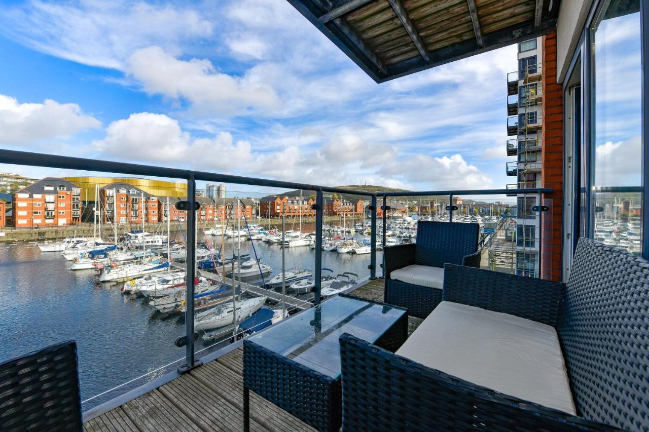 Just Stay Wales - Meridian Wharf, Marina View - 2 Bed Apartment Swansea Ngoại thất bức ảnh