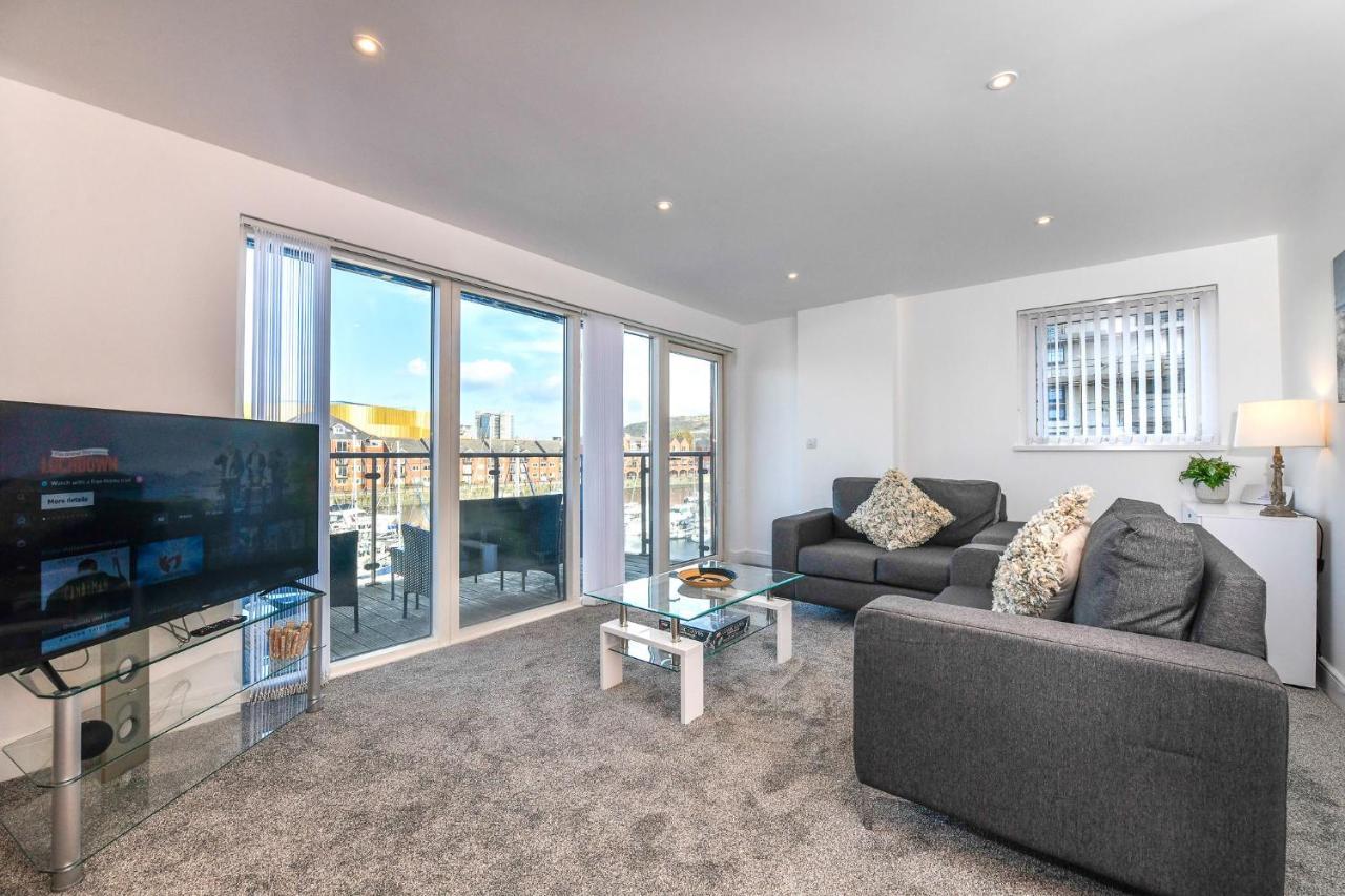 Just Stay Wales - Meridian Wharf, Marina View - 2 Bed Apartment Swansea Ngoại thất bức ảnh